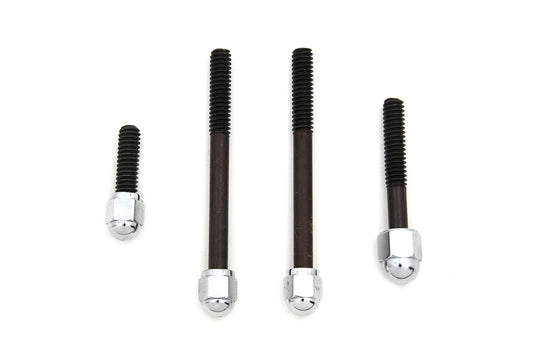 HARLEY Chrome Acorn Dash Cover Screw Fits 1977-1984 FXS,