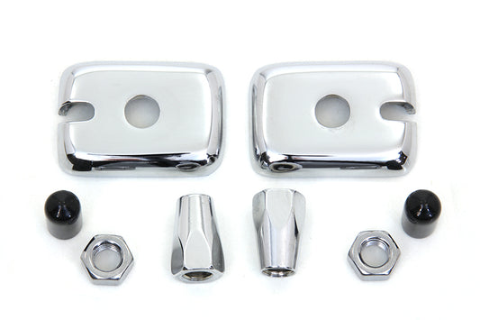 HARLEY Swingarm End Caps and Nuts Fits 1973-1984 FL,   1979-UP XL,   1973-1984 FX,