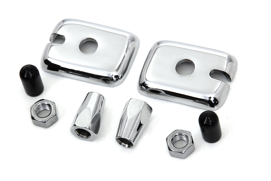 HARLEY Swingarm End Caps and Nuts Fits 1973-1984 FL,   1979-UP XL,   1973-1984 FX,