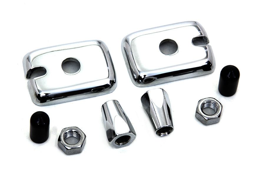 HARLEY Swingarm End Caps and Nuts Fits 1973-1984 FL,   1979-UP XL,   1973-1984 FX,