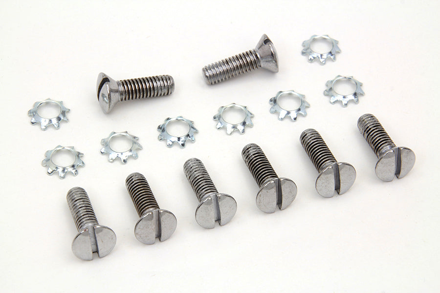 HARLEY Chrome Tappet Block Screw Fits 1937-1952 WL,   1937-1973 G,   1936-1952 EL,   1941-1953 FL,