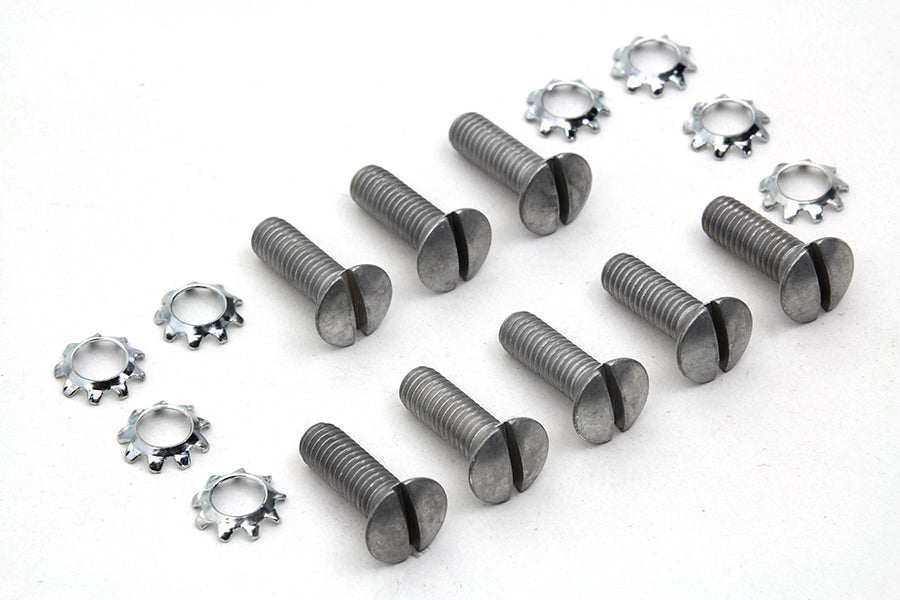 HARLEY Cadmium Tappet Block Screw Fits 1937-1952 WL,   1937-1973 G,   1936-1952 EL,   1941-1953 FL,