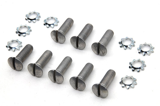 HARLEY Cadmium Tappet Block Screw Fits 1937-1952 WL,   1937-1973 G,   1936-1952 EL,   1941-1953 FL,