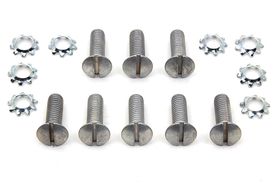 HARLEY Cadmium Tappet Block Screw Fits 1937-1952 WL,   1937-1973 G,   1936-1952 EL,   1941-1953 FL,