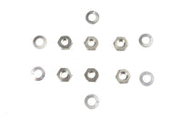 HARLEY Cadmium Standard Oil Pump Nuts Fits 1937-1948 UL,   1941-1948 FL,