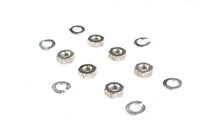 HARLEY Cadmium Standard Oil Pump Nuts Fits 1937-1948 UL,   1941-1948 FL,