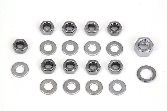 HARLEY Chrome Transmission Side Cover Kit Fits 1936-1940 EL,   1937-1948 UL,   1941-1984 FL,   1971-