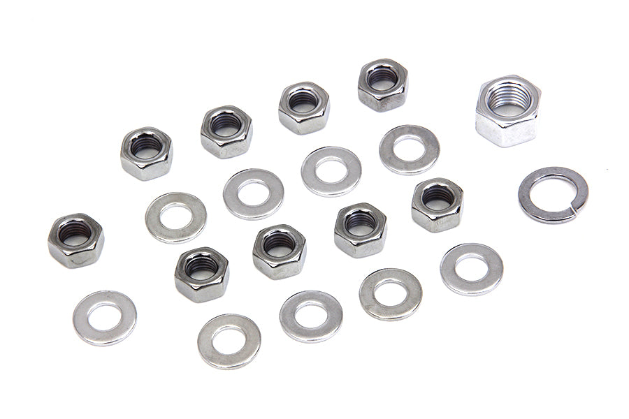 HARLEY Chrome Transmission Side Cover Kit Fits 1936-1940 EL,   1937-1948 UL,   1941-1984 FL,   1971-