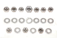 HARLEY Cadmium Transmission Side Cover Kit Fits 1936-1940 EL,   1941-1984 FL,   1971-1984 FX,