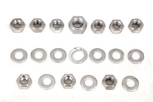 HARLEY Cadmium Transmission Side Cover Kit Fits 1936-1940 EL,   1941-1984 FL,   1971-1984 FX,