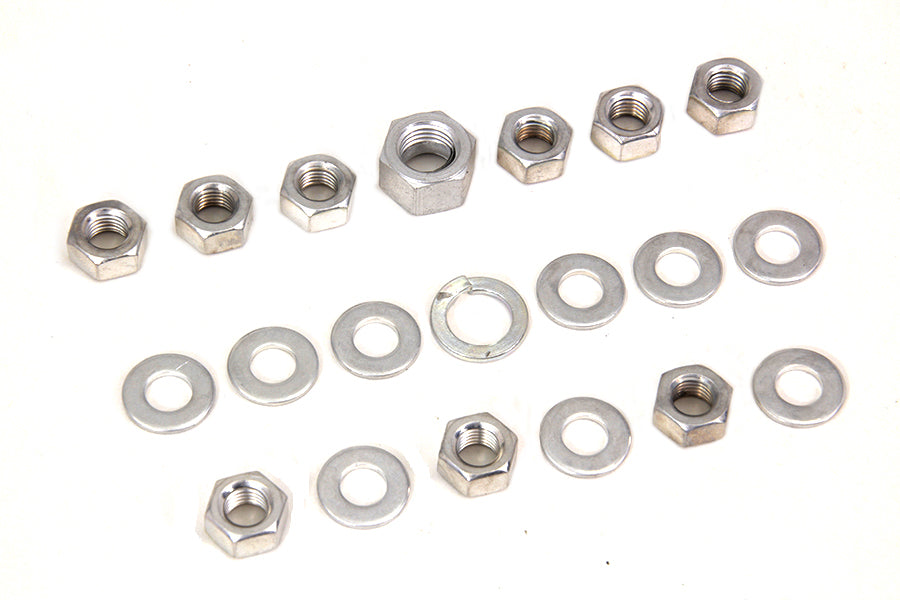 HARLEY Cadmium Transmission Side Cover Kit Fits 1936-1940 EL,   1941-1984 FL,   1971-1984 FX,