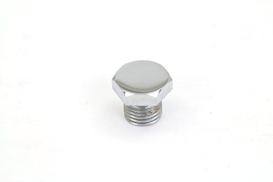 HARLEY Chrome Motor Case Drain/Oil Pump Body Plug Fits 1971-1984 FX, Oil pump 1968-1984 FL, Oil pump