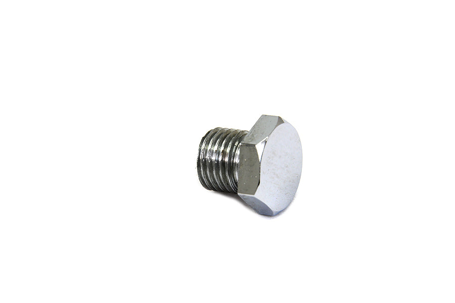 HARLEY Chrome Motor Case Drain/Oil Pump Body Plug Fits 1971-1984 FX, Oil pump 1968-1984 FL, Oil pump