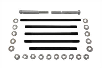 HARLEY Cadmium Motor Case Bolt Kit Stock Fits 1936-1939 UL,