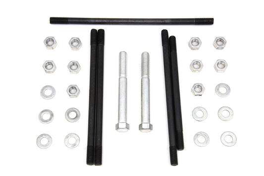 HARLEY Cadmium Motor Case Bolt Kit Stock Fits 1936-1939 UL,