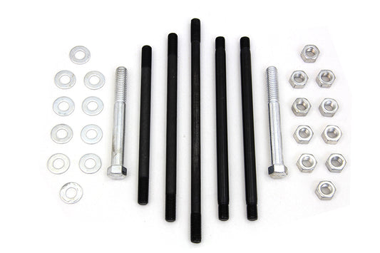 HARLEY Cadmium Motor Case Bolt Kit Stock Fits 1940-1948 UL,