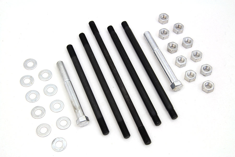HARLEY Cadmium Motor Case Bolt Kit Stock Fits 1940-1948 UL,