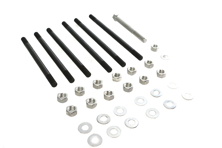 HARLEY Cadmium Stock Engine Case Bolt Kit Fits 1936-1939 EL,