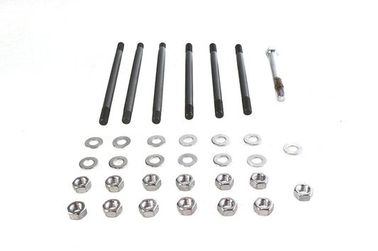 HARLEY Chrome Stock Engine Case Bolt Kit Fits 1940-1947 FL,