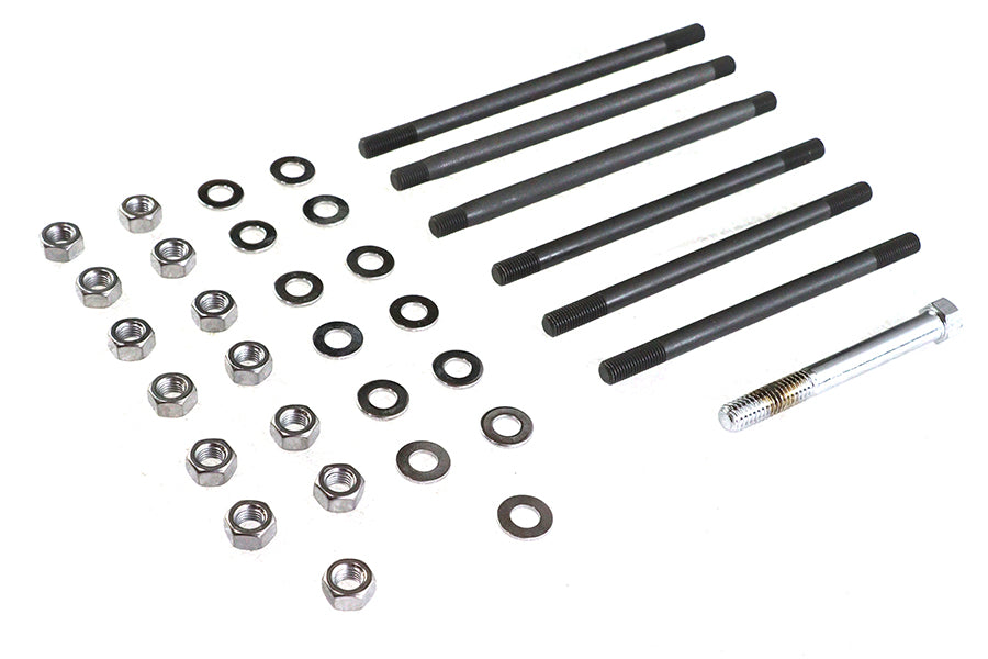 HARLEY Chrome Stock Engine Case Bolt Kit Fits 1940-1947 FL,