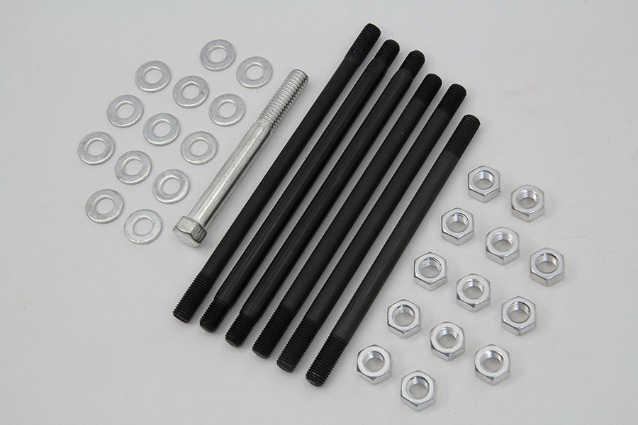 HARLEY Cadmium Stock Engine Case Bolt Kit Fits 1940-1947 FL,