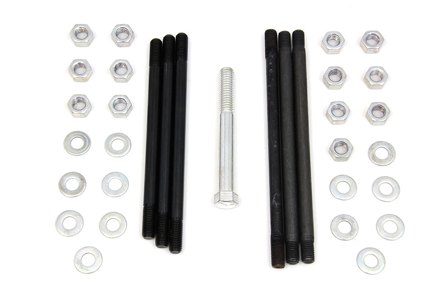 HARLEY Cadmium Stock Engine Case Bolt Kit Fits 1948-1964 FL,