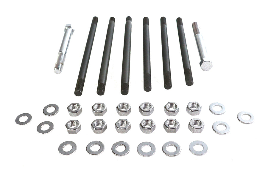 HARLEY Chrome Stock Engine Case Bolt Kit Fits 1965-1969 FL,