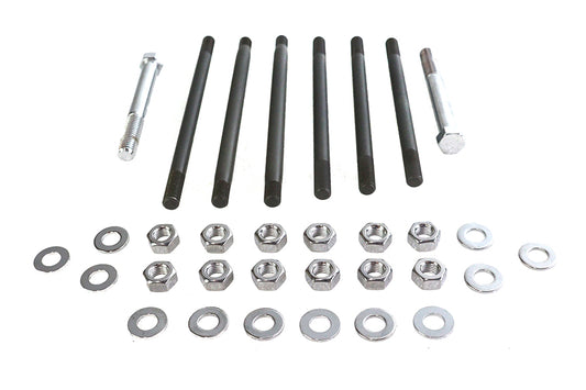 HARLEY Chrome Stock Engine Case Bolt Kit Fits 1965-1969 FL,