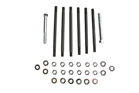 HARLEY Chrome Stock Engine Case Bolt Kit Fits 1965-1969 FL,