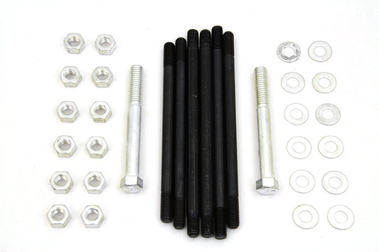 HARLEY Cadmium Stock Engine Case Bolt Kit Fits 1965-1969 FL,