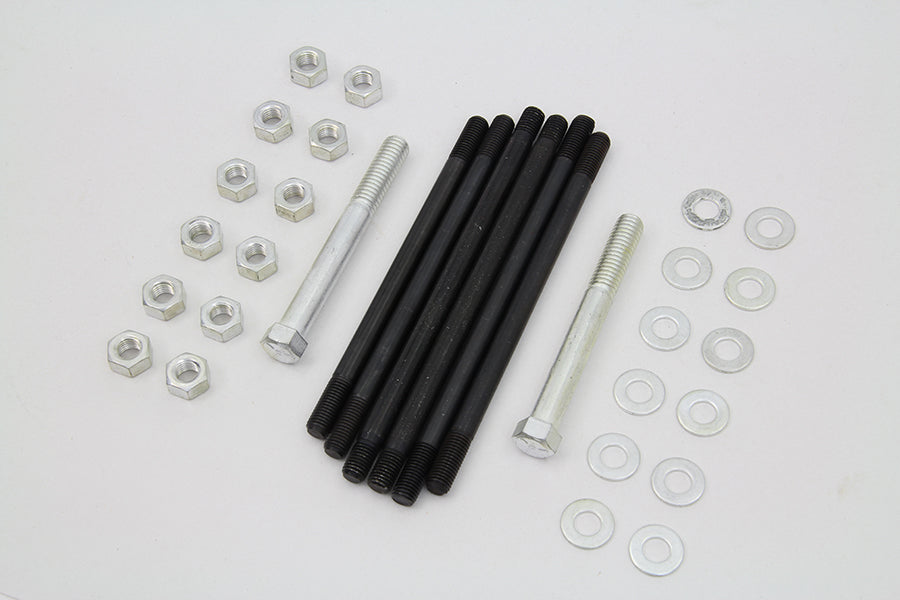 HARLEY Cadmium Stock Engine Case Bolt Kit Fits 1965-1969 FL,
