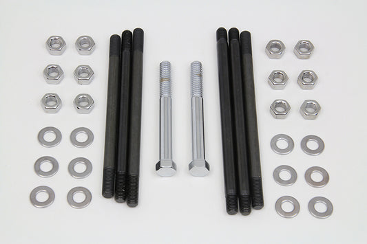 HARLEY Chrome Stock Engine Case Bolt Kit Fits 1970-1978 FL,   1971-1978 FX,