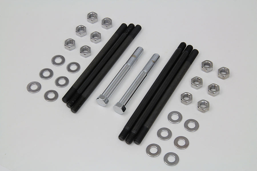 HARLEY Chrome Stock Engine Case Bolt Kit Fits 1970-1978 FL,   1971-1978 FX,
