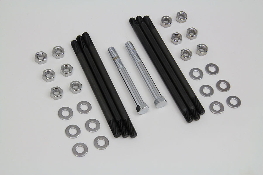 HARLEY Chrome Stock Engine Case Bolt Kit Fits 1970-1978 FL,   1971-1978 FX,