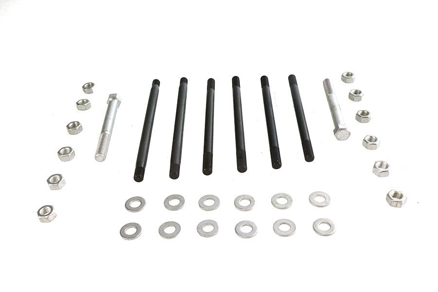 HARLEY Cadmium Stock Engine Case Bolt Kit Fits 1970-1978 FL,   1971-1978 FX,