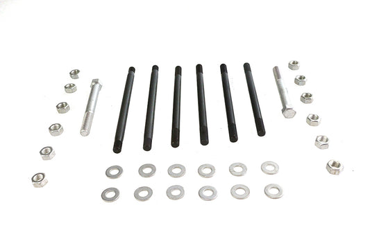 HARLEY Cadmium Stock Engine Case Bolt Kit Fits 1970-1978 FL,   1971-1978 FX,