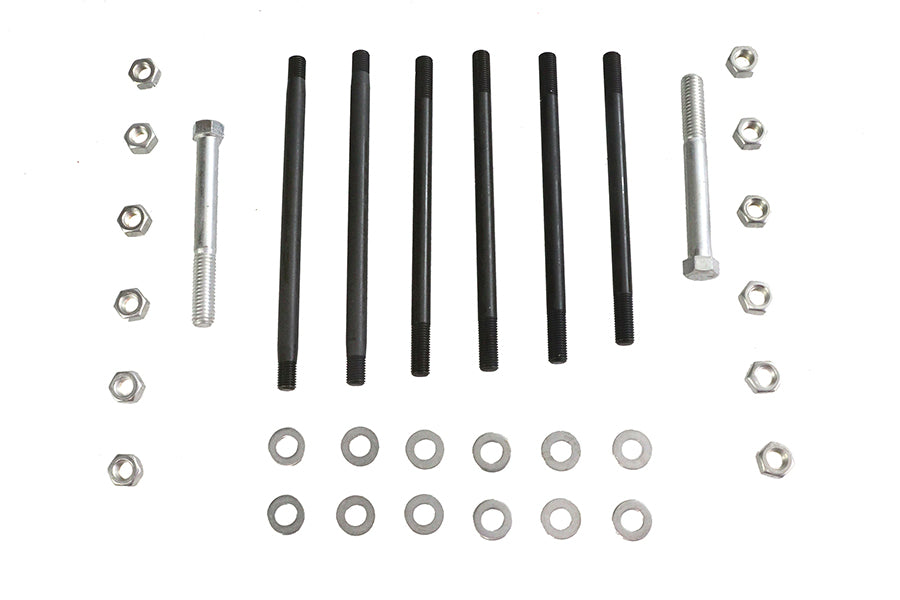 HARLEY Cadmium Stock Engine Case Bolt Kit Fits 1970-1978 FL,   1971-1978 FX,