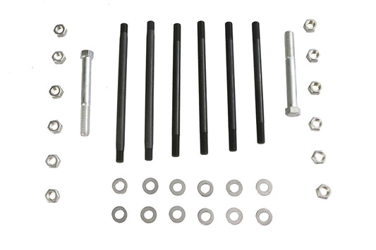 HARLEY Cadmium Stock Engine Case Bolt Kit Fits 1970-1978 FL,   1971-1978 FX,