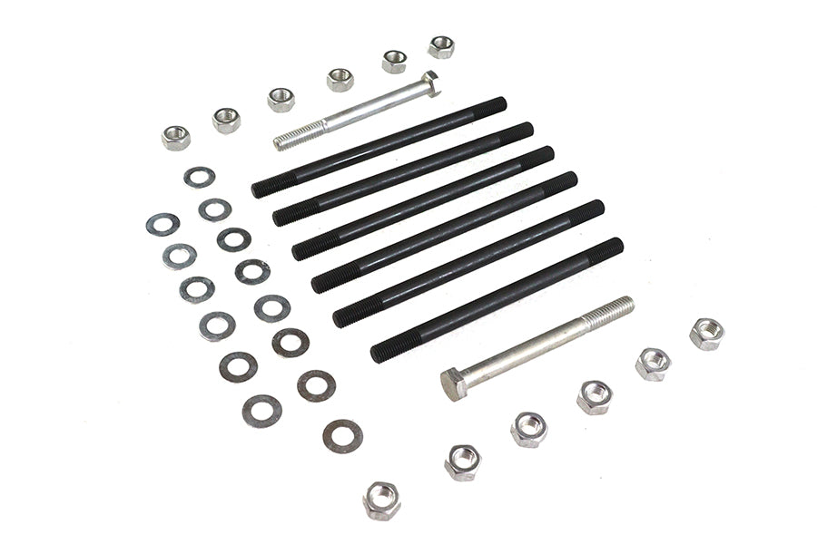 HARLEY Cadmium Stock Engine Case Bolt Kit Fits 1979-1984 FL,   1979-1984 FX,   1984-1995 FXST,   199