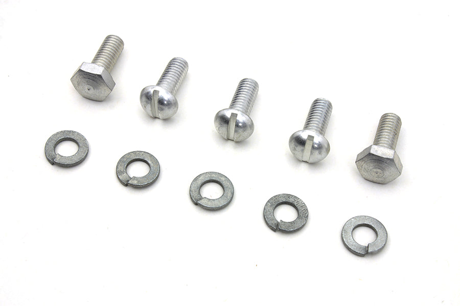 HARLEY Cadmium Circuit Breaker Screws Fits 1936-1940 EL,   1941-1965 FL,   1938-1948 UL,