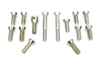 HARLEY Cadmium Transmission Top Cover Screw Kit Fits 1941-1978 FL,   1971-1978 FX,   1936-1940 EL,