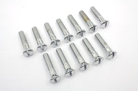 HARLEY Chrome Cam Cover Stock Slotted Screws Fits 1936-1940 EL,   1941-1969 FL,