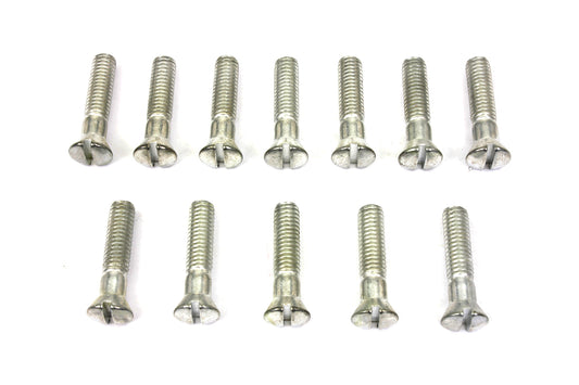 HARLEY Cadmium Cam Cover Stock Slotted Screws Fits 1936-1940 EL,   1941-1969 FL,