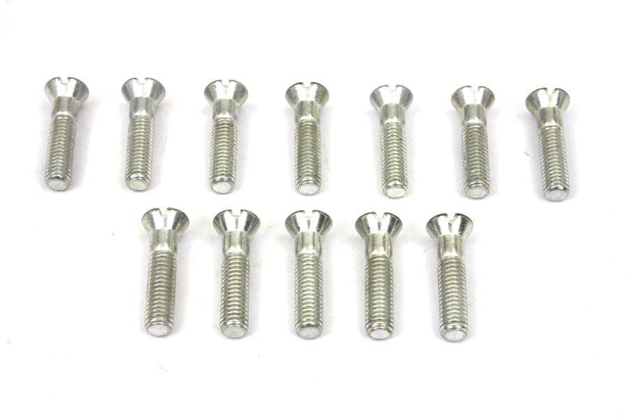 HARLEY Cadmium Cam Cover Stock Slotted Screws Fits 1936-1940 EL,   1941-1969 FL,