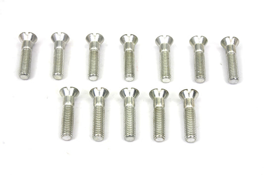 HARLEY Cadmium Cam Cover Stock Slotted Screws Fits 1936-1940 EL,   1941-1969 FL,