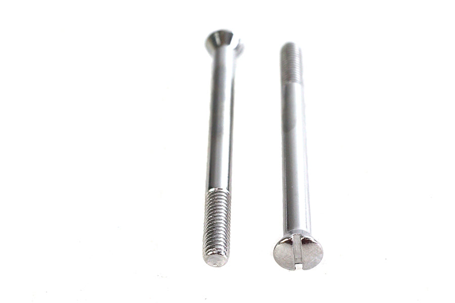 HARLEY Chrome Generator Mounting Screws Fits 1936-1940 EL,   1941-1957 FL,