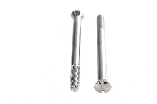 HARLEY Chrome Generator Mounting Screws Fits 1936-1940 EL,   1941-1957 FL,