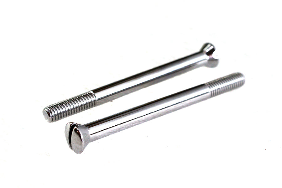 HARLEY Chrome Generator Mounting Screws Fits 1936-1940 EL,   1941-1957 FL,