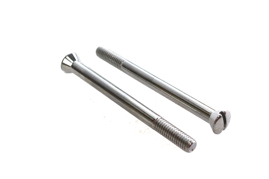 HARLEY Chrome Generator Mounting Screws Fits 1936-1940 EL,   1941-1957 FL,