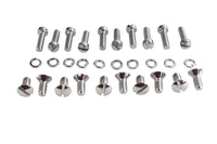 HARLEY Chrome Outer Primary Cover Screw Set Stock Fits 1936-1940 EL,   1941-1964 FL,   1937-1948 UL,